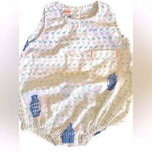 Almirah 0-6 mos romper EUC